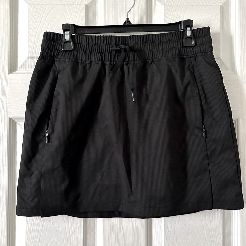Athletic Black Skort